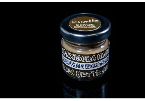 зображення 1 - Паста арахісова Manteca "З чорним шоколадом" 40 г