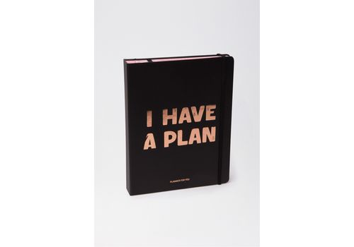 фото 1 - Блокнот Orner Store  "I HAVE A PLAN black planner" 17.5x22