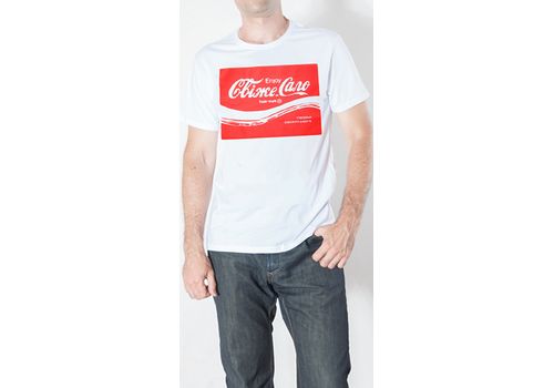 фото 1 - Мужская белая футболка с надписью "Cвіже сало" Barricade