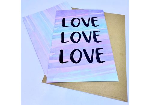 зображення 1 - Листівка Magic lab "Love love love" 10 х 15см