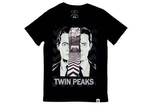 фото 1 - Черная футболка "Twin Peaks" Lucky Humanoid