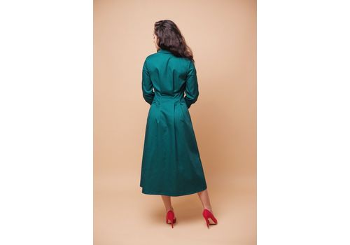 зображення 3 - Сукня зеленого кольору з міцного котону
