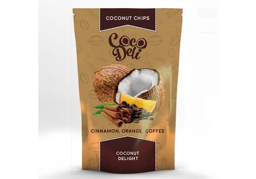 фото 1 - Чипсы кокосовые Cocodeli "Апельсин+корица" 30 г