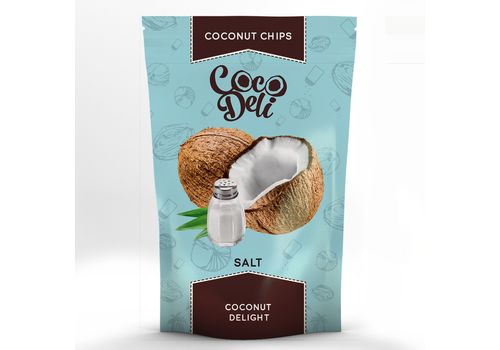 зображення 1 - Чіпси кокосові Cocodeli "Солоні" 30 г