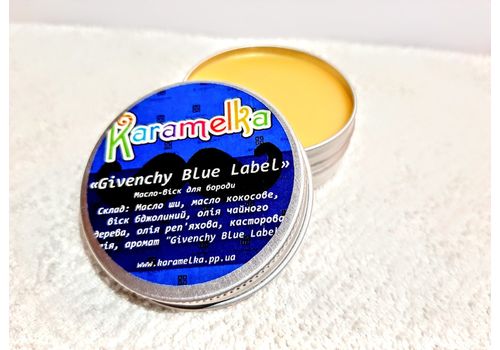 зображення 1 - Масло-віск для бороди Karamelka Blue Label 30мл