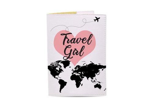фото 2 - Набор обложек на паспорт ЭкоКожа - Travel Man and Girl 13,5 х 9,5 см