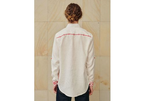 фото 4 - Мужская рубашка с вышивкой Буковина XL Vyshyta