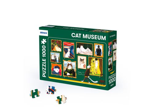 зображення 1 - Пазли "Котячий музей" 1000 елементів ORNER