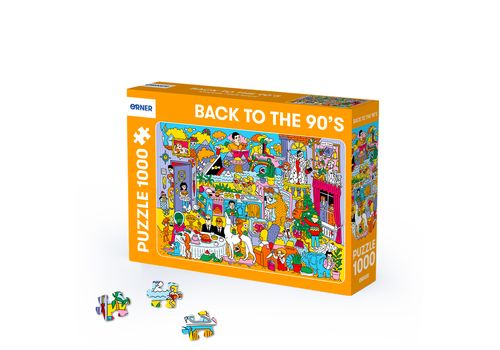 фото 1 - Пазлы "Серия 90-е. Сериалы и фильмы" 1000 элементов ORNER