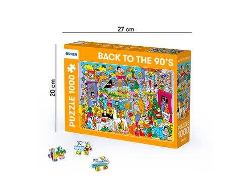 фото 2 - Пазлы "Серия 90-е. Сериалы и фильмы" 1000 элементов ORNER