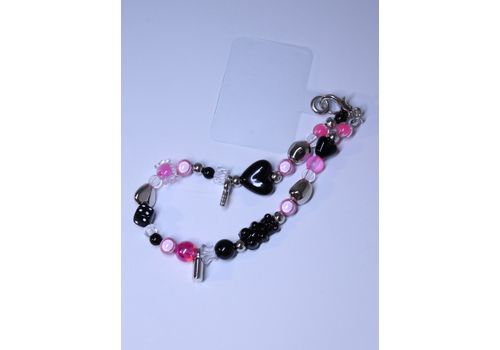 зображення 1 - Браслет до телефону чорний ведмедик vivid