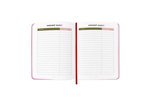 фото 11 - Дневник читательский "Book lovers club" розовый ORNER