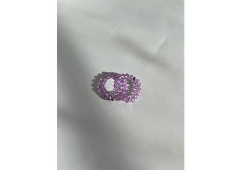 зображення 1 - Набір каблучок з бузкового ювелірного скла Fayna jewelry