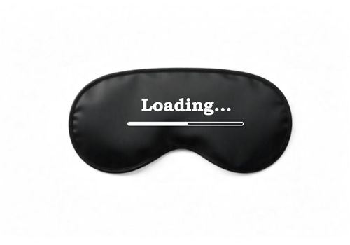 фото 1 - Маска для сна "Идет загрузка" Fuddy-Duddy