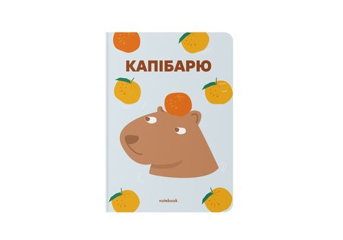 фото 1 - Блокнот Капибарю голубой ORNER