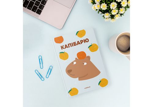 фото 4 - Блокнот Капибарю голубой ORNER