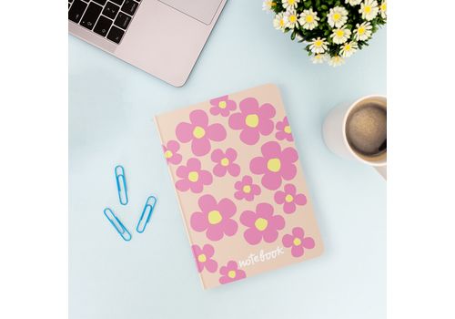 фото 4 - Блокнот Цветочный розовый ORNER