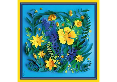 фото 3 - Платок "Квіти Украіни" My Scarf