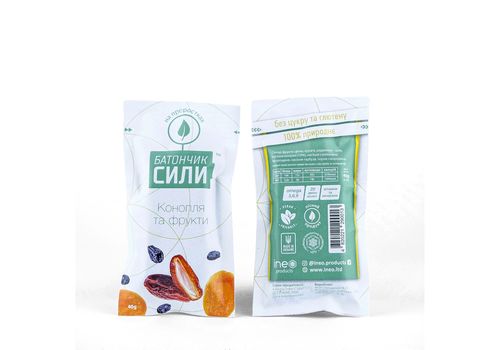 зображення 2 - Батончик Сили - Конопля та фрукти, 40г Ineo Products