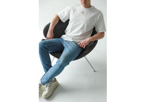 фото 1 - Футболка с гербом унисекс белая Viddushi