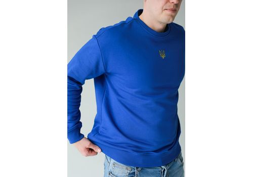 фото 1 - Свитшот василек Тризуб L Viddushi