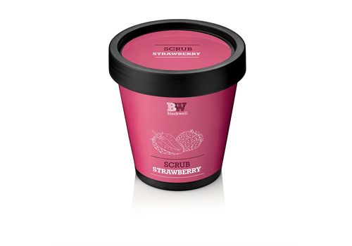 зображення 1 - Кавовий скраб для тіла Blackwell body "Полуниця" 200 г