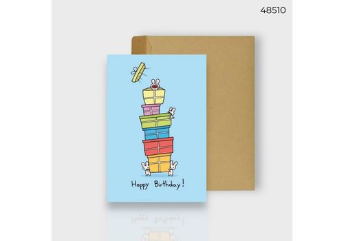 фото 1 - Открытка "Happy B" Candys.ua