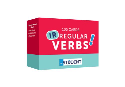 зображення 1 - Картки English Student "Irregular Verbs" українською