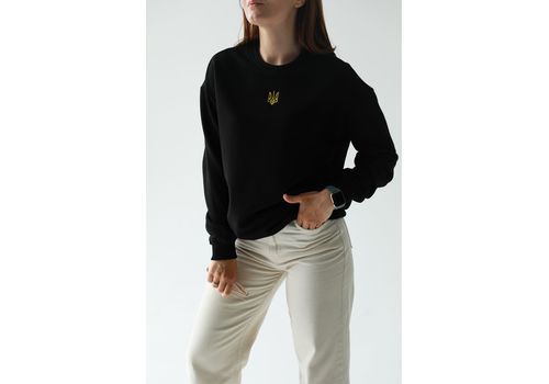 фото 1 - Свитшот черный Тризуб S Viddushi