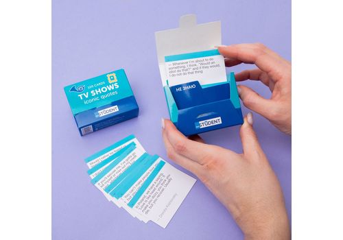 фото 3 - Карточки для изучения англиского языка English Student - TV Shows (105 карток)