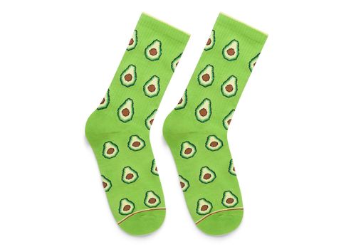 фото 2 - Носки Ded Noskar' "Avocado" зеленые