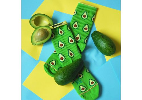 фото 1 - Носки Ded Noskar' "Avocado" зеленые