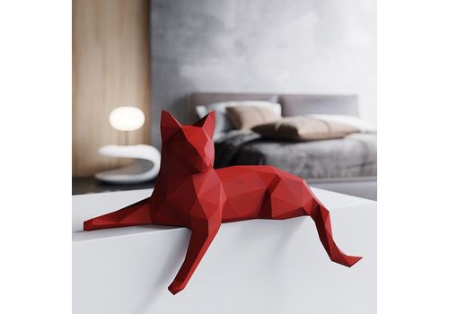 зображення 1 - 3D фігура Кіт Орігамі Papercraft