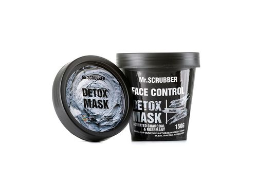 зображення 1 - Маска для обличчя з активованим вугіллям та екстрактом розмарину Face Control Detox Mask