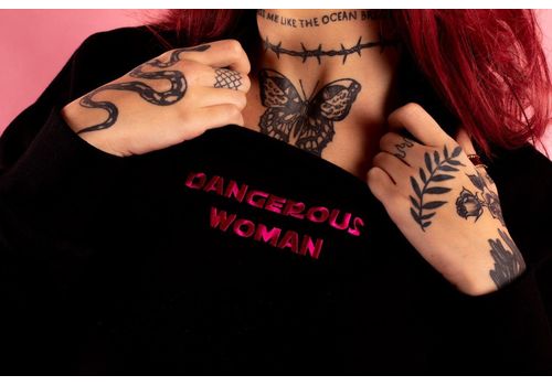 фото 3 - Свитшот Censored "Dangerous women" oversize