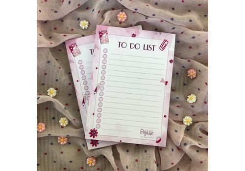 фото 1 - Блок для записи Figasse "TO DO LIST", А6 розовый