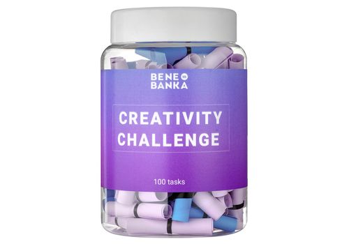 зображення 1 - Баночка з завданнями Bene Banka "Creativity Challenge" на англійській мові