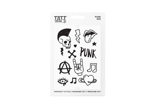 фото 1 - Временные тату Punk mix TATTon.me