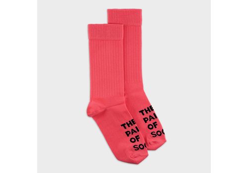 зображення 1 - Шкарпетки The Pair of Socks CORAL N BLACK BIG LOGO