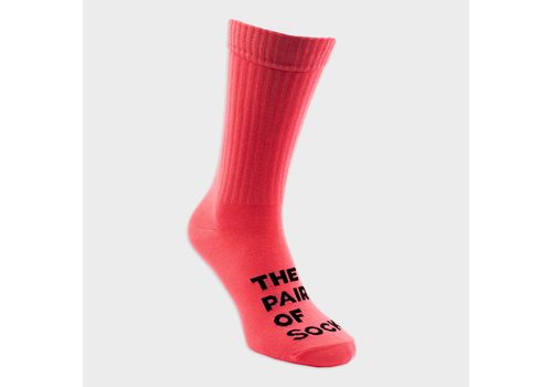 зображення 3 - Шкарпетки The Pair of Socks CORAL N BLACK BIG LOGO