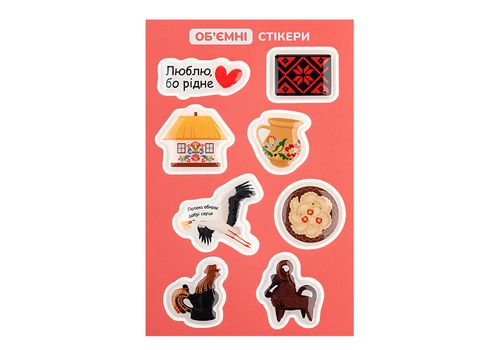 зображення 2 - Об'ємний стікер "Етно стікерпак" NokNok