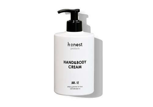 фото 1 - JAR 12 Hand&body cream - Увлажняющий крем для рук и тела с ароматом vetiver, 500 мл honest products