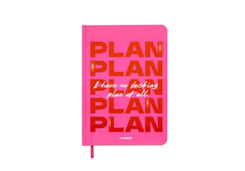фото 1 - Блокнот для планирования "I HAVE NO PLAN AT ALL" розовый ORNER