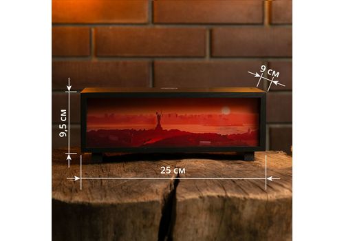 фото 4 - Ночник-панорама Вечерний Киев, черный (LED, Акумулятор, USB Type-C)