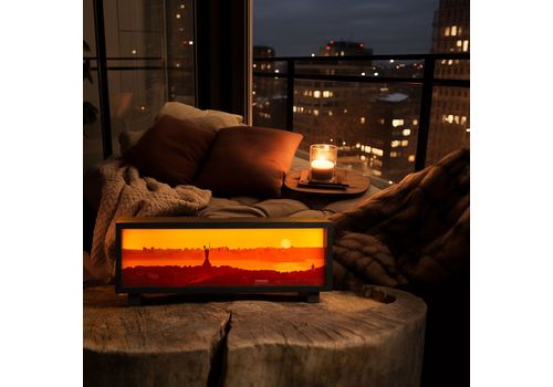 фото 5 - Ночник-панорама Вечерний Киев, черный (LED, Акумулятор, USB Type-C)