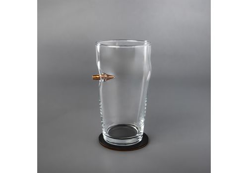 фото 11 - Пивной бокал пинта с пулей VSLKO