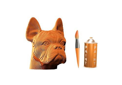 фото 20 - Картонный конструктор "Cartonic 3D Puzzle BULLDOG" 1DEA.me