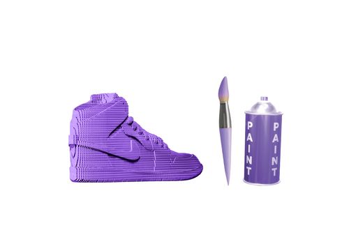 фото 12 - Картонный конструктор "Cartonic 3D Puzzle SNEAKER" 1DEA.me