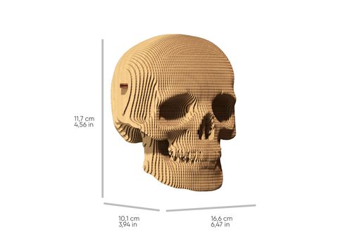 фото 10 - Картонный конструктор "Cartonic 3D Puzzle SKULL" 1DEA.me