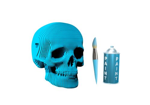 фото 12 - Картонный конструктор "Cartonic 3D Puzzle SKULL" 1DEA.me